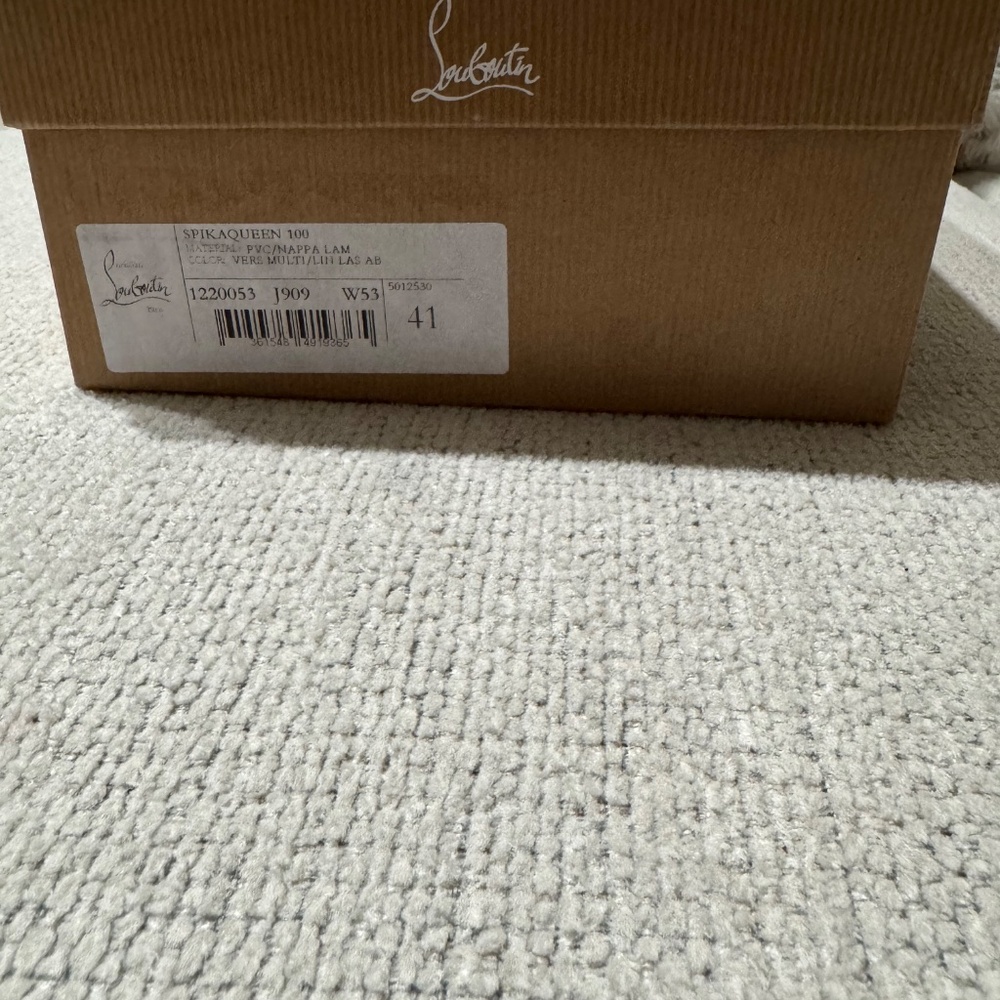 Christian Louboutin Spikaqueen Iridescent BNIB Size 11 - Picture 7 of 17